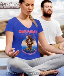 Iron Maiden Shirt The Evil That Men Do 6 Iron Maiden Shirt The Evil That Men Do V Neck TShirt