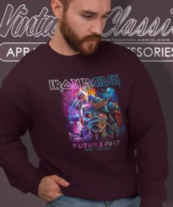 Iron Maiden Shirt The Future Past Tour World Tour 2024 Sweatshirt
