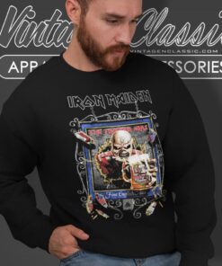 Iron Maiden Shirt The Trooper Arms Dart Beer Legacy Of The Beast Tour Sweatshirt