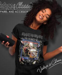 Iron Maiden Shirt The Trooper Arms Dart Beer Legacy Of The Beast Tour Women T Shirt