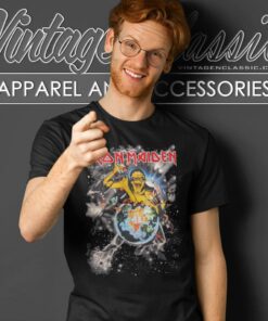 Iron Maiden Shirt World Piece Tour 4 Iron Maiden Shirt World Piece Tour T Shirt