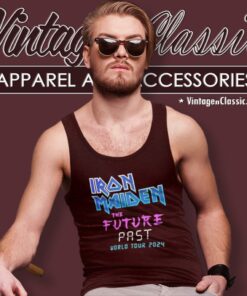 Iron Maiden The Future Past World Tour 2024 Shirt 4 Iron Maiden The Future Past World Tour 2024 Logo Tank Top Racerback