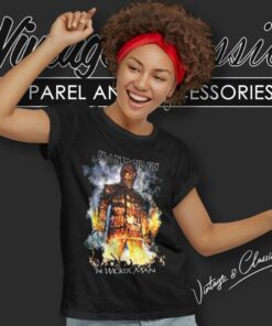 Iron Maiden Wicker Man Shirt 6 Iron Maiden Wicker Man Women T Shirt