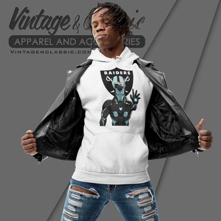 Iron Man Fan Las Vegas Raiders Hoodie Iron Man Fan Las Vegas Raiders Hoodie