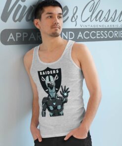 Iron Man Fan Las Vegas Raiders Tank Top Racerback