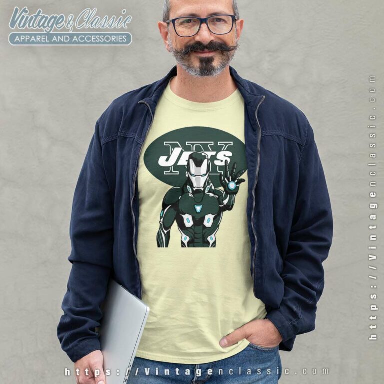 Iron Man New York Jets Long Sleeve Tee Iron Man New York Jets Long Sleeve Tee