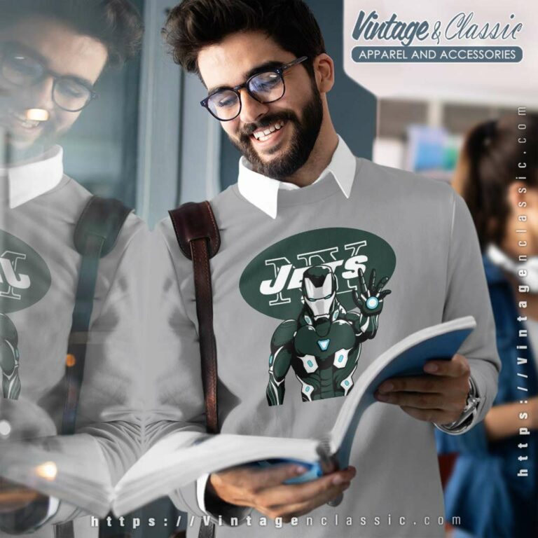Iron Man New York Jets Sweatshirt Iron Man New York Jets Sweatshirt