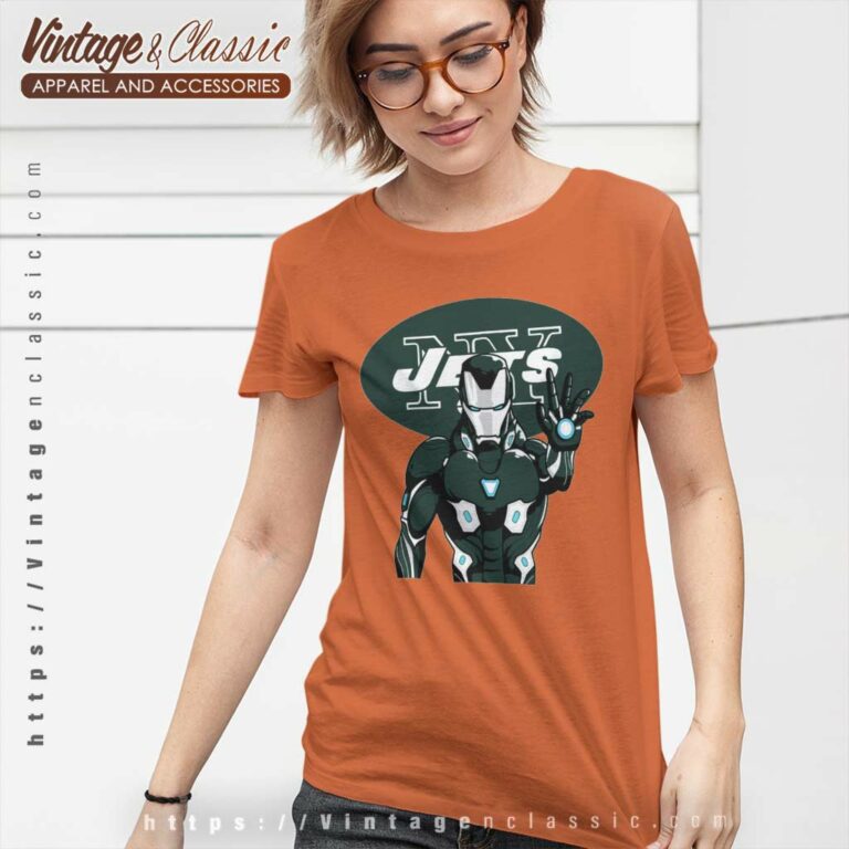 Iron Man New York Jets Women TShirt Iron Man New York Jets Women TShirt