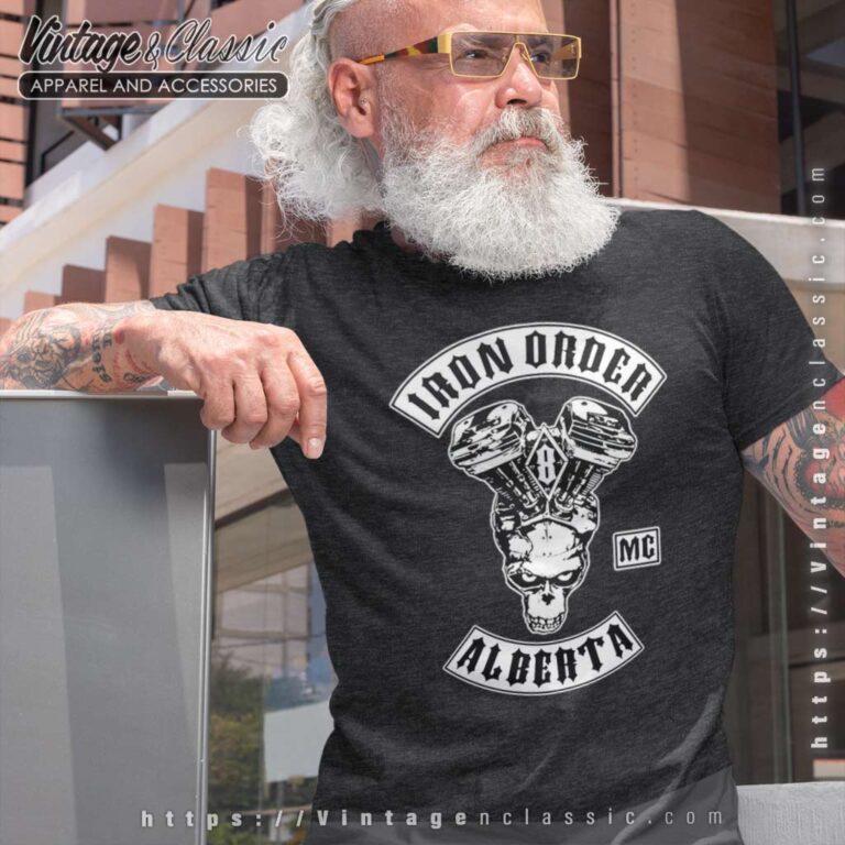 Iron Order Mc Alberta Biker T shirt Iron Order Mc Alberta Biker T shirt