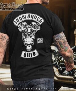 Iron Order Mc Ohio T shirt Backside