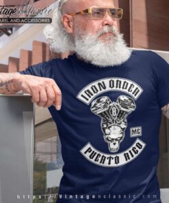 Iron Order Mc Puerto Rico Biker T shirt