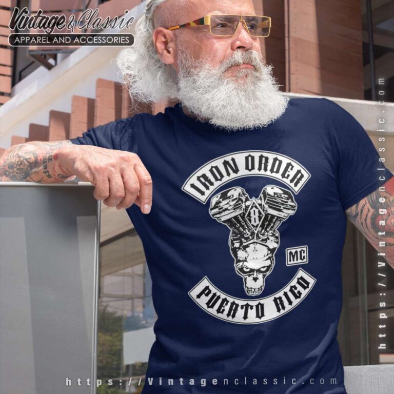 Iron Order Mc Puerto Rico Biker T shirt Iron Order Mc Puerto Rico Biker T shirt