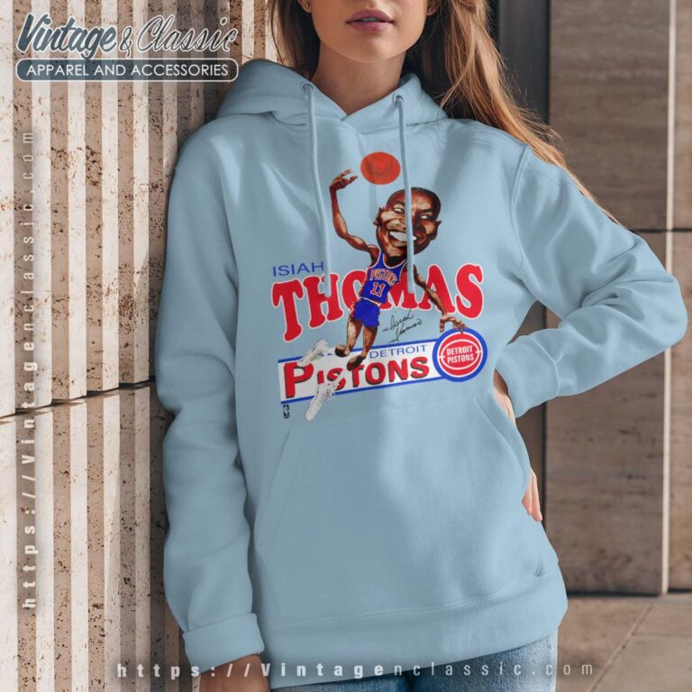 Isiah Thomas Detroit Pistons Caricature Hoodie Isiah Thomas Detroit Pistons Caricature Hoodie