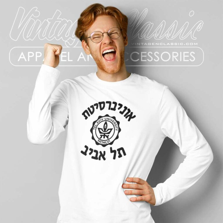 Israel Tel Aviv University Long Sleeve Tee Israel Tel Aviv University Long Sleeve Tee
