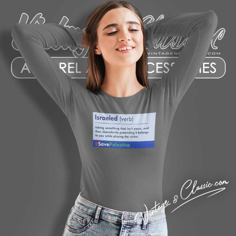 Israeled Verd Dictionary Shirt Save Palestine Long Sleeve Tee Israeled Verd Dictionary Shirt Save Palestine Long Sleeve Tee