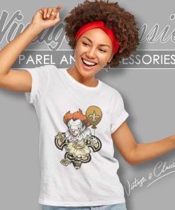 It Clown Pennywise New Orleans Saints Shirt 6 It Clown Pennywise New Orleans Saints Women TShirt