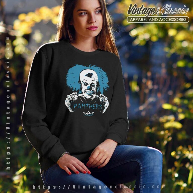 It Halloween Carolina Panthers Nfl Sweatshirt It Halloween Carolina Panthers Nfl Sweatshirt