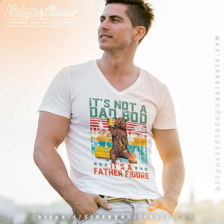 Its A Father Figure Beer Vneck 1 Its A Father Figure Beer Vneck 1
