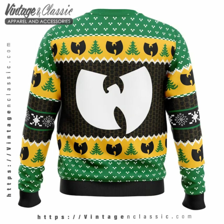 Its Christmas Wu Tang Ugly Sweater back Ugly Christmas Sweater Its Christmas Wu Tang Ugly Sweater back Ugly Christmas Sweater