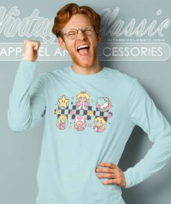 Its Peach Time Princess Peach And Friends Long Sleeve Tee