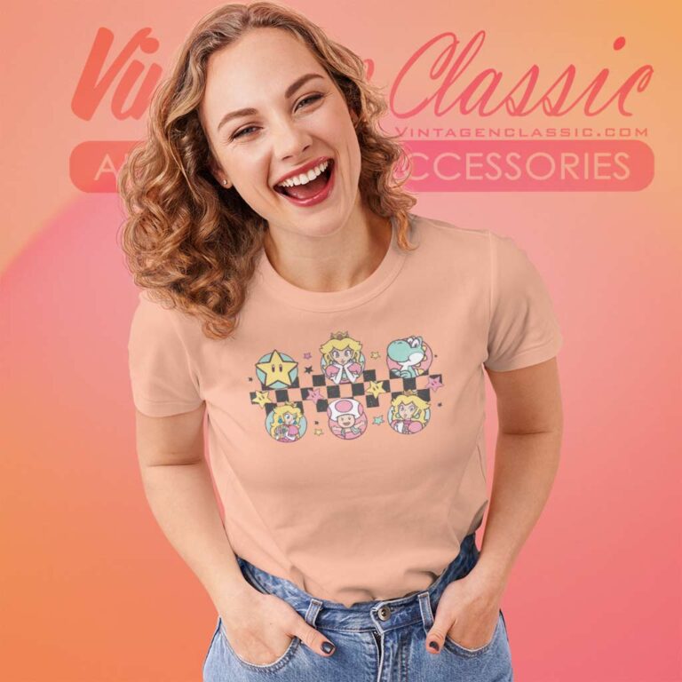 Its Peach Time Princess Peach And Friends Women TShirt Its Peach Time Princess Peach And Friends Women TShirt