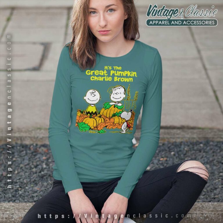 Its The Great Pumpkin Charlie Brown Long Sleeve Tee Its The Great Pumpkin Charlie Brown Long Sleeve Tee