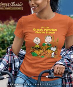 Its The Great Pumpkin Charlie Brown Women TShirt