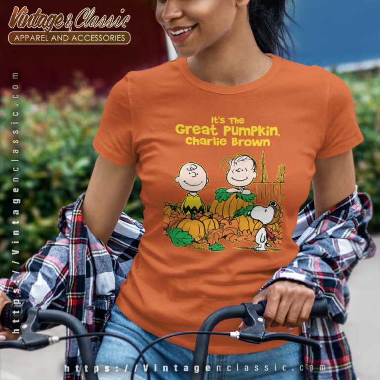 Its The Great Pumpkin Charlie Brown Women TShirt Its The Great Pumpkin Charlie Brown Women TShirt
