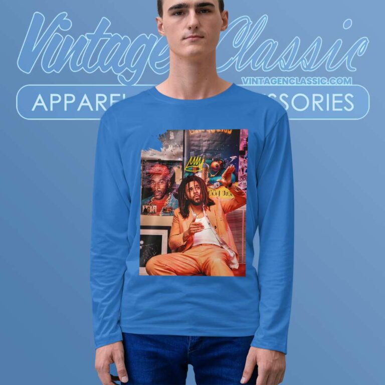 J Cole Shirt King Cole Poster Music Long Sleeve Tee J Cole Shirt King Cole Poster Music Long Sleeve Tee