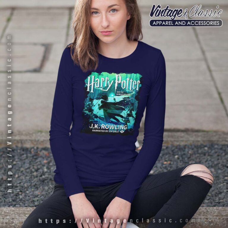 J K Rowling Narrated By Jim Dale 4 Gift for Harry Potter Fandom Longsleeves J K Rowling Narrated By Jim Dale 4 Gift for Harry Potter Fandom Longsleeves