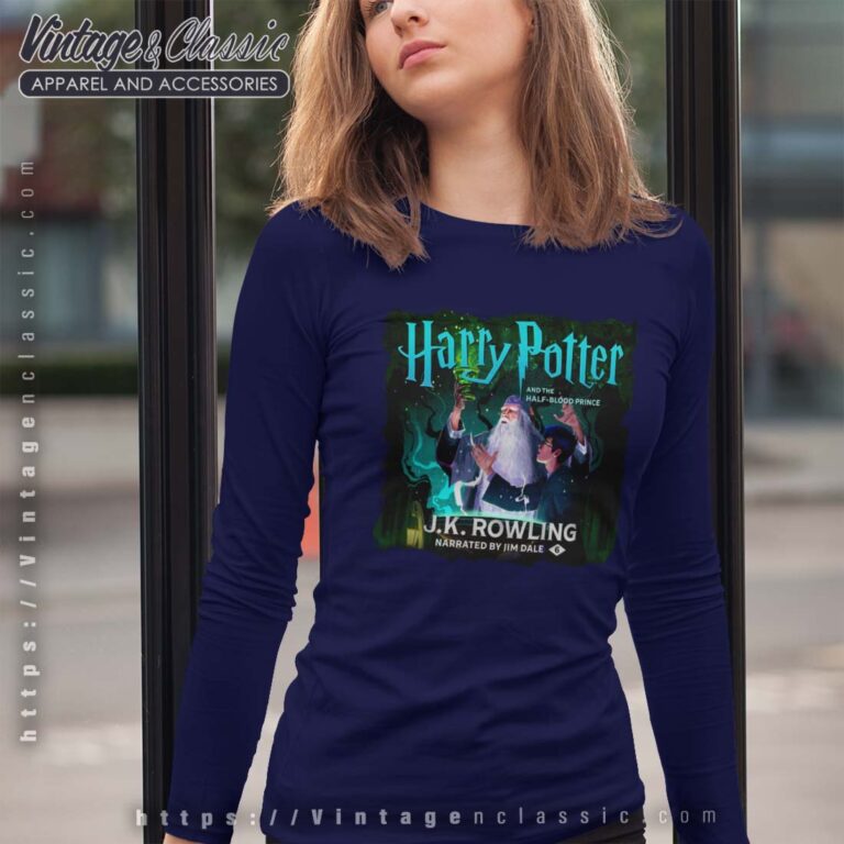 J K Rowling Narrated By Jim Dale 6 Gift for Harry Potter Fandom Longsleeves J K Rowling Narrated By Jim Dale 6 Gift for Harry Potter Fandom Longsleeves