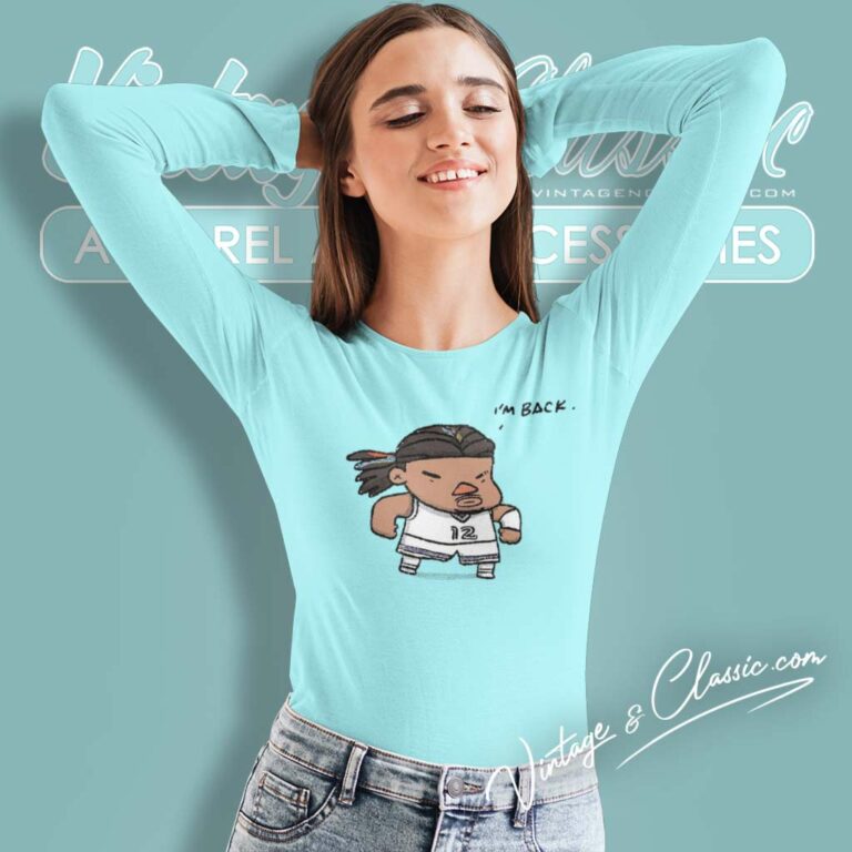 Ja Morant Im Back Chibi Shirt Memphis Grizzlies Long Sleeve Tee Ja Morant Im Back Chibi Shirt Memphis Grizzlies Long Sleeve Tee