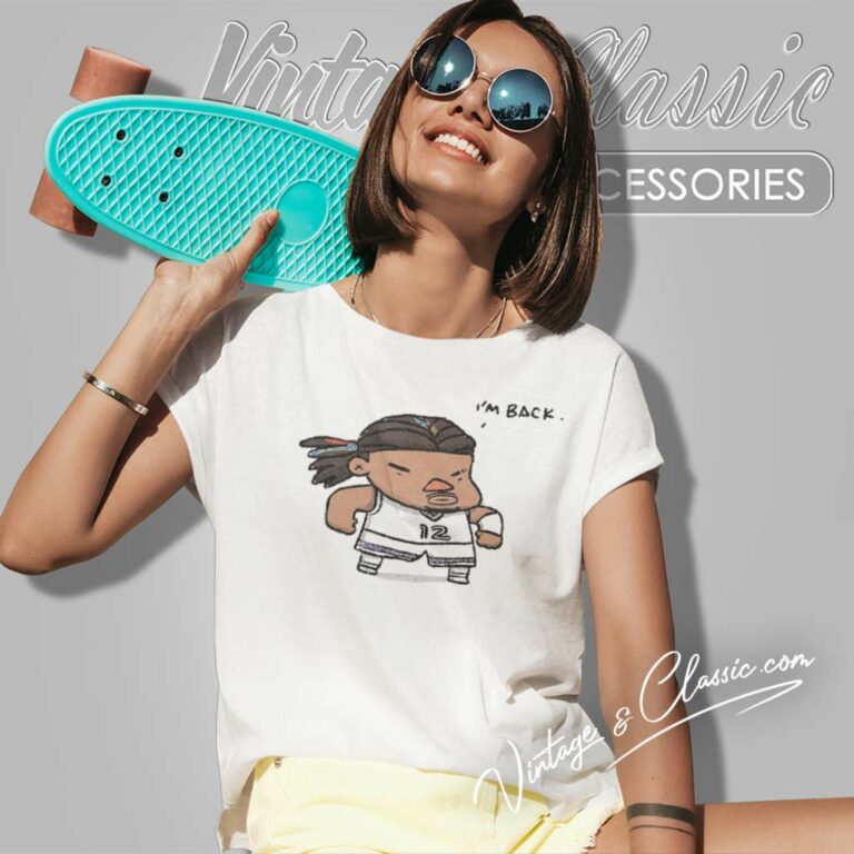 Ja Morant Im Back Chibi Shirt Memphis Grizzlies Women TShirt Ja Morant Im Back Chibi Shirt Memphis Grizzlies Women TShirt