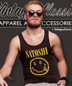 Jack Dorsey Wearing Satoshi Tank Top Racerback
