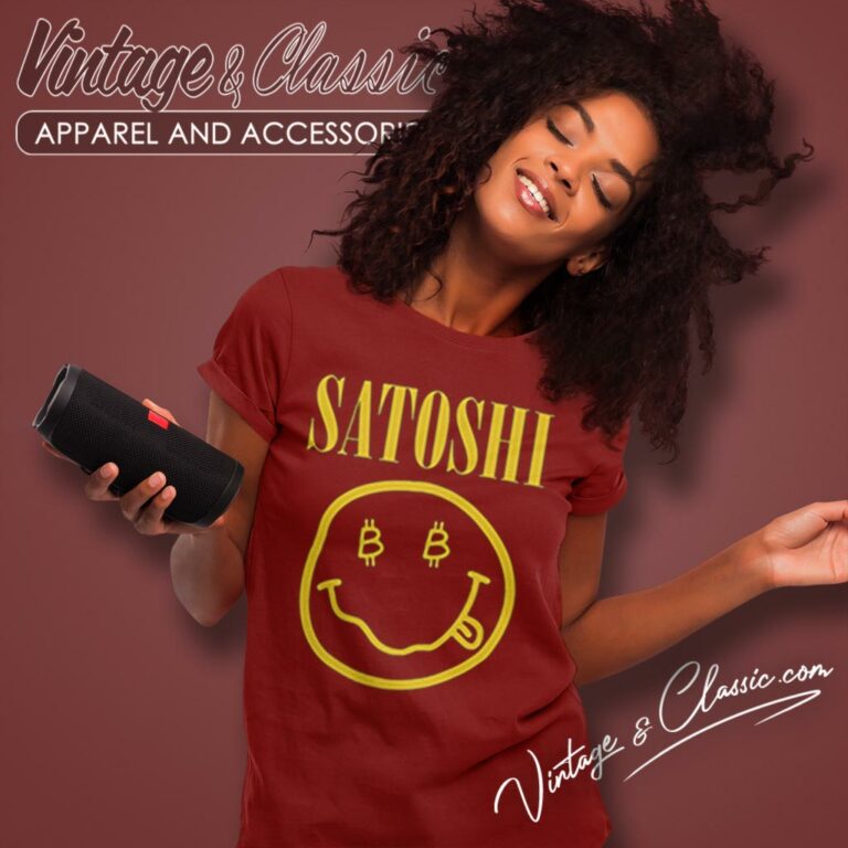 Jack Dorsey Wearing Satoshi Women T Shirt Jack Dorsey Wearing Satoshi Women T Shirt