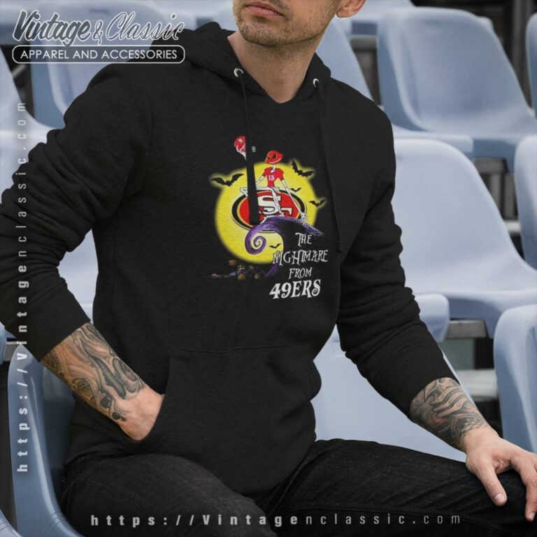 Jack Skellington 49ers Shirt The Nightmare From Raiders Hoodie Jack Skellington 49ers Shirt The Nightmare From Raiders Hoodie