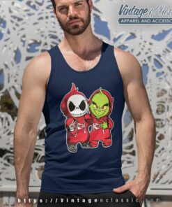 Jack Skellington And Grinch Kansas City Chiefs Tank Top Racerback
