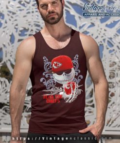Jack Skellington And Kansas City Chiefs Fear The Chiefs Tank Top Racerback