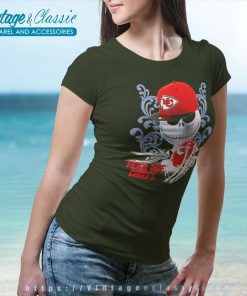 Jack Skellington And Kansas City Chiefs Fear The Chiefs Women TShirt