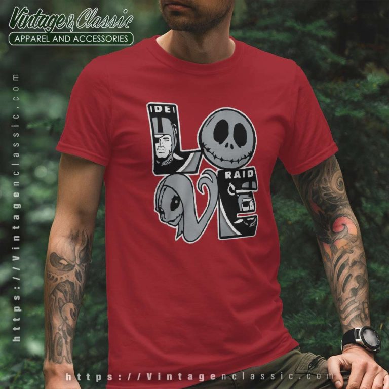 Jack Skellington And Sally Love Las Vegas Raiders T Shirt Jack Skellington And Sally Love Las Vegas Raiders T Shirt