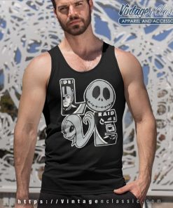Jack Skellington And Sally Love Las Vegas Raiders Tank Top Racerback