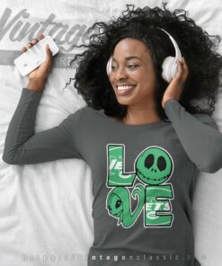 Jack Skellington And Sally Love New York Jets Long Sleeve Tee