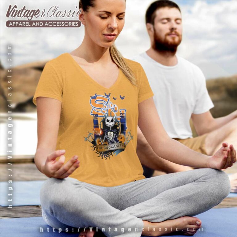 Jack Skellington Bearkats The Buccaneers V Neck TShirt Jack Skellington Bearkats The Buccaneers V Neck TShirt