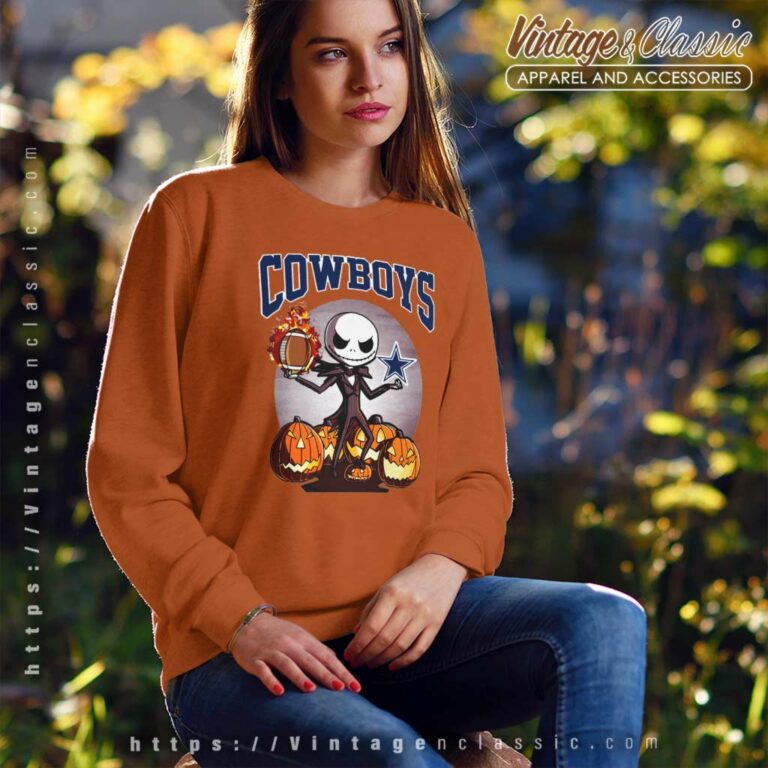 Jack Skellington Dallas Cowboys Halloween Sweatshirt Jack Skellington Dallas Cowboys Halloween Sweatshirt