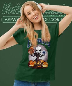 Jack Skellington Dallas Cowboys Halloween Women TShirt