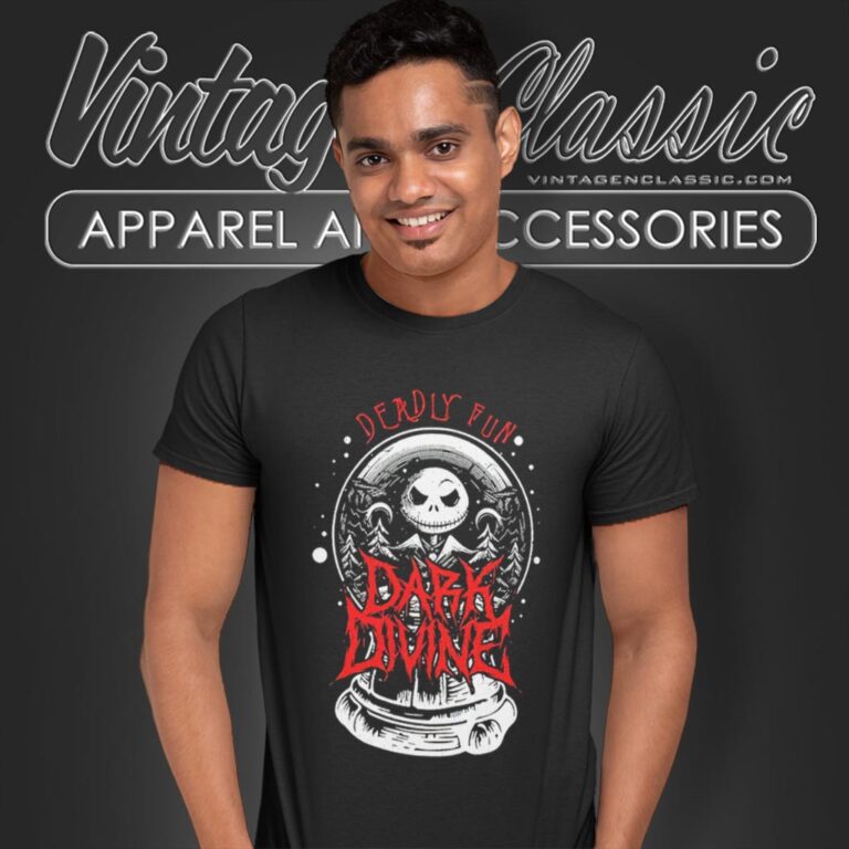 Jack Skellington Dark Divine Deadly Fun Snowglobe T Shirt Jack Skellington Dark Divine Deadly Fun Snowglobe T Shirt