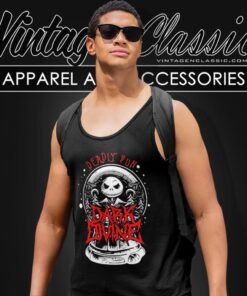 Jack Skellington Dark Divine Deadly Fun Snowglobe Tank Top Racerback