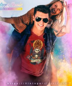 Jack Skellington Disturbed Halloween V Neck TShirt