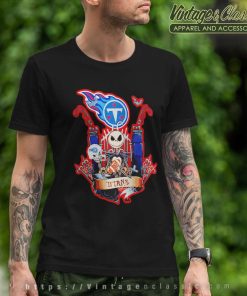 Jack Skellington Halloween Tennessee Titans Fan Shirt 4 Jack Skellington Halloween Tennessee Titans Fan T Shirt