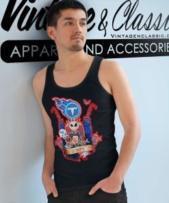Jack Skellington Halloween Tennessee Titans Fan Shirt 5 Jack Skellington Halloween Tennessee Titans Fan Tank Top Racerback